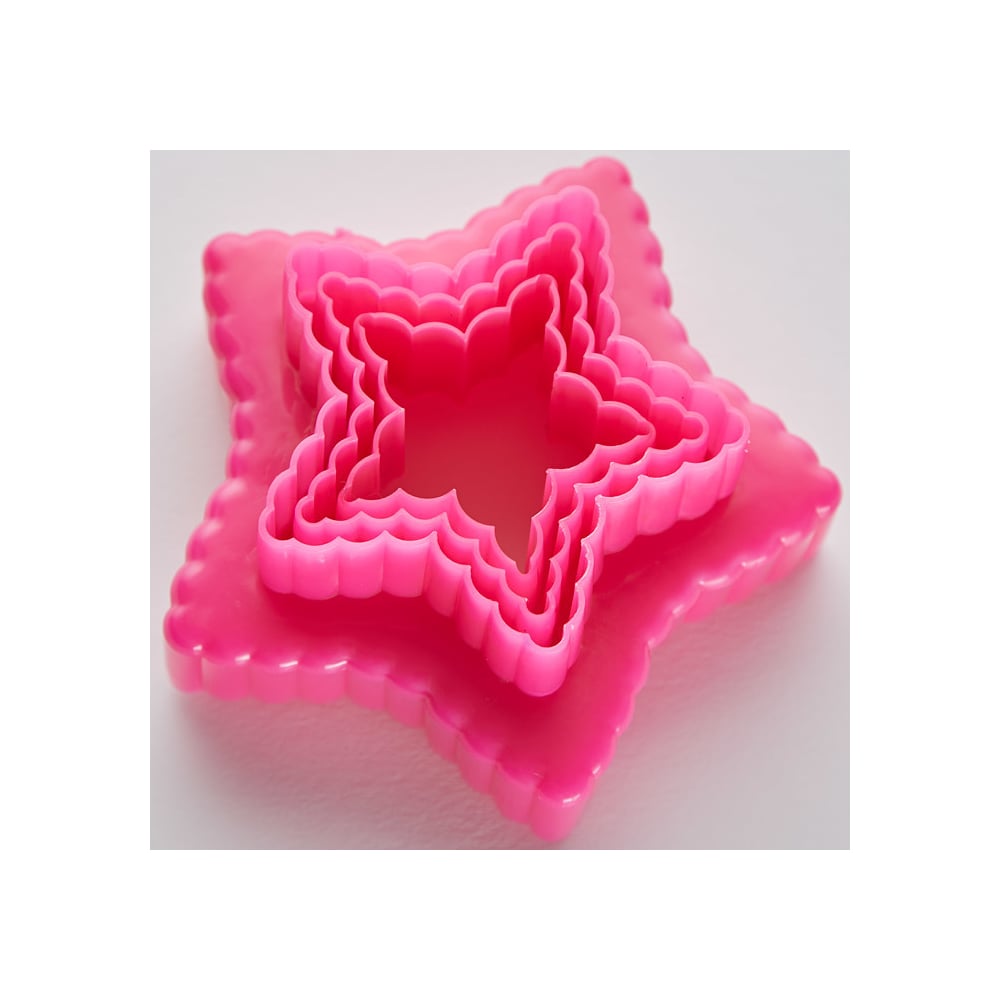 Набор двусторонних форм для печенья Webber, цвет розовый 0R-00001220 BE-4309P/3 r - фото 1
