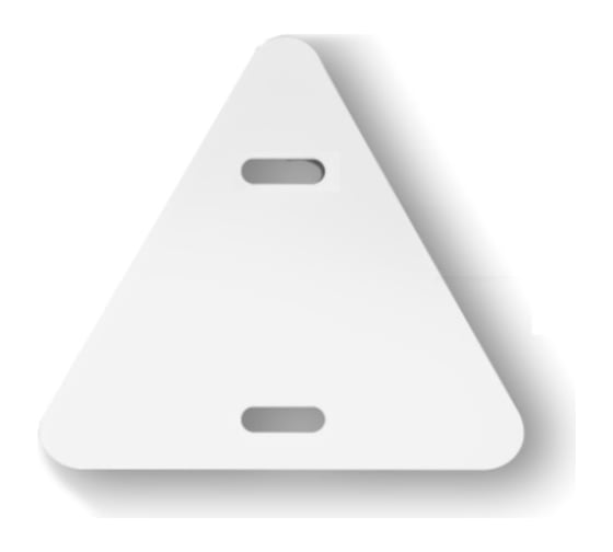 Изображение товара Кабельная бирка Урал ПАК 136 треугольник упаковка 100шт. АЭ-5049136-100