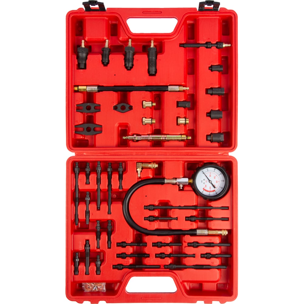 Изображение товара Профессиональный компрессометр для дизельных и бензиновых двигателей WIEDERKRAFT WDK-214306D