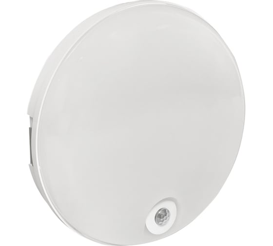 Изображение товара Светодиодный светильник EKF ЖКХ круг ДПО-2200 с инфракрасным датчиком движения 12Вт 6500K IP65 BKL-2200DI-R-12-6500