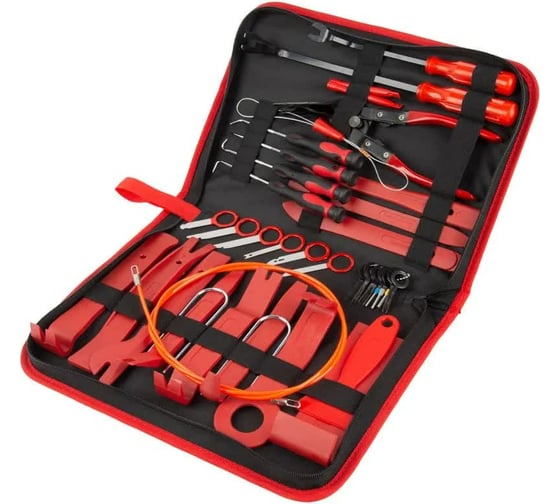 Изображение товара Универсальный набор для разборки салона автомобиля WIEDERKRAFT 40 предметов WDK-214268