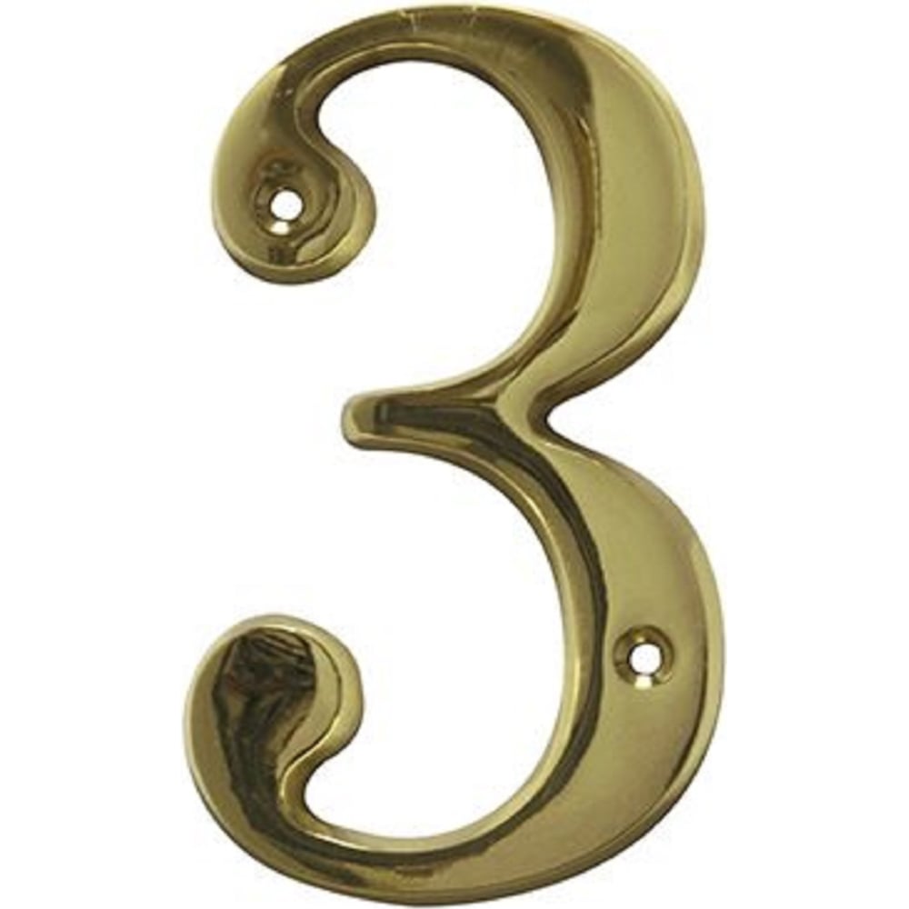 Изображение товара Номер 3 Amig латунь 3-2" декоративный элемент для интерьера