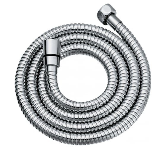 Изображение товара Душевой шланг Gappo G44 150 см, двойная оплетка, усиленный, хром 549531