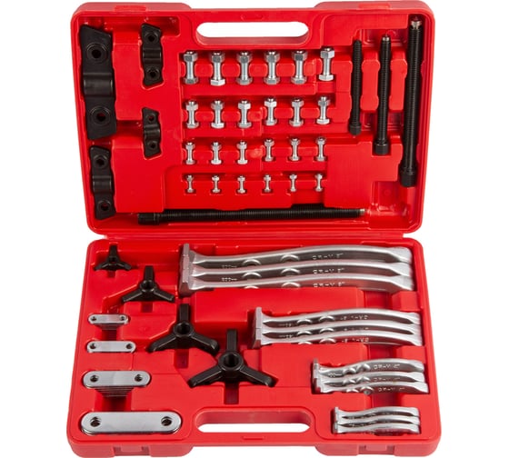 Изображение товара Комплект двух- и трехзахватных съемников подшипников WIEDERKRAFT 72 предмета, в кейсе WDK-214500A