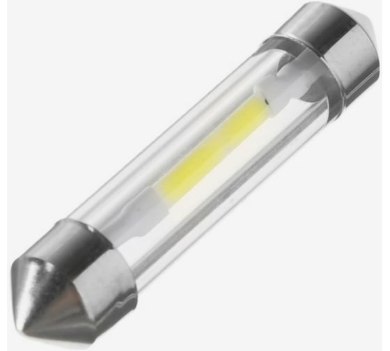 Изображение товара Светодиодная автолампа СИМАЛЕНД C5W, 2 СОВ, 41 мм, 2.5 Вт, свечение белое 4777395