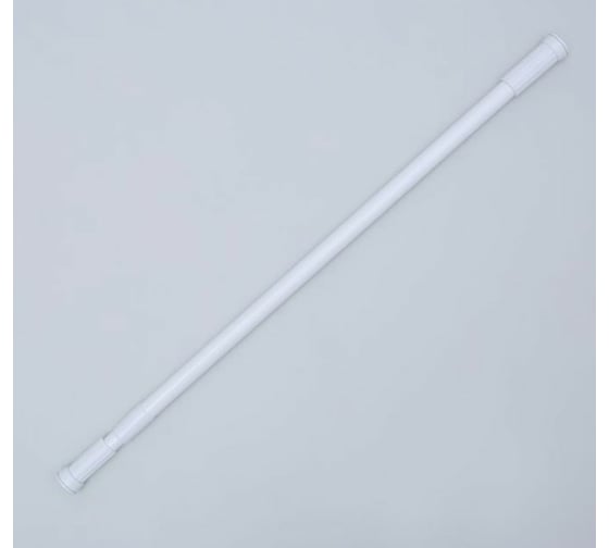 Изображение товара Карниз для ванной комнаты СИМАЛЕНД 70-120 см белый 2372385