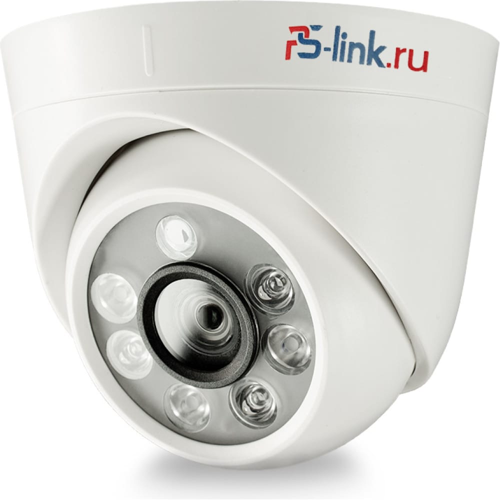 Купольная камера видеонаблюдения PS-link купольная миниатюрная антивандальная камера видеонаблюдения ps link