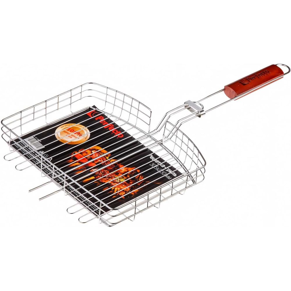 Изображение товара Решетка-гриль PERFECTO LINEA 305x230 мм нержавеющая сталь для барбекю и духовки