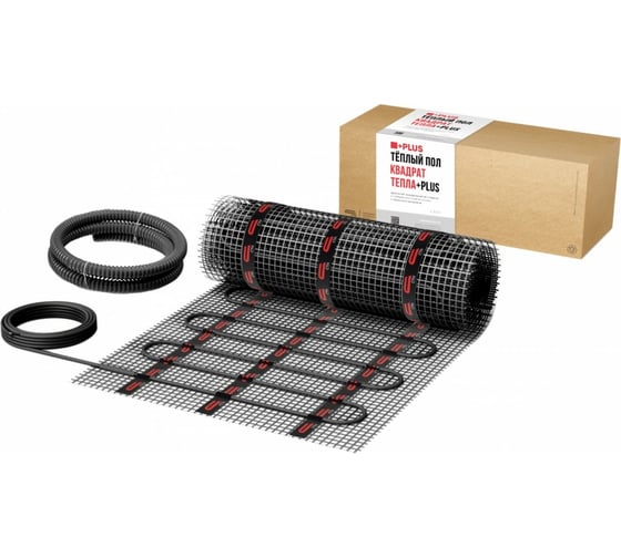 Изображение товара Теплый пол СТН Мат "Квадрат тепла" КМ PLUS-1400-7,0 7,0-1050 КМ PLUS