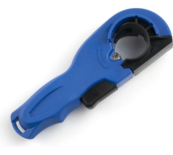 Изображение товара Нож для резки канализационных труб Экспедишин с фаскоснимателем, диаметр 40-50 мм, синий ЭС-02202021
