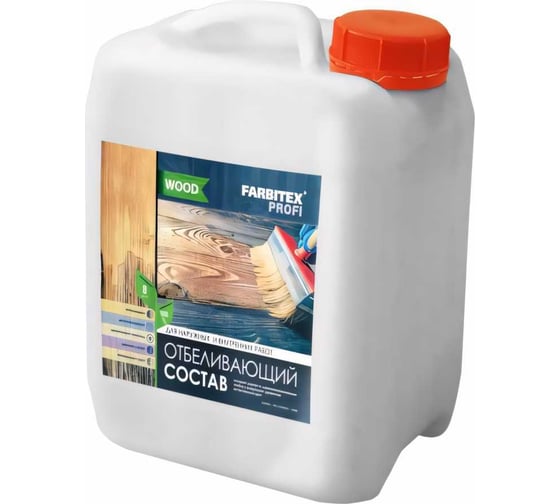Изображение товара Отбеливающий состав для древесины Farbitex 10 л 4300007217