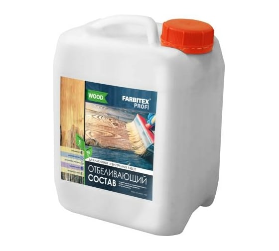 Изображение товара Отбеливающий состав для древесины Farbitex 5 л 4300007216