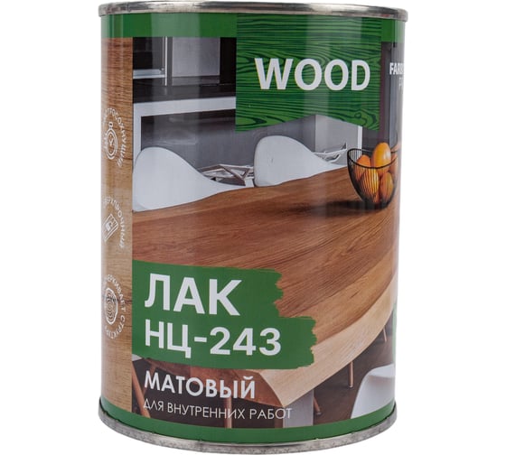 Изображение товара Лак FARBITEX НЦ-243 (матовый; 0.7 кг) 4100006300