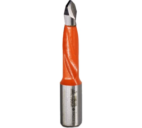 Изображение товара Сверло сквозное 8х57 мм, хв-к 10 мм, L Deltatools 06-0081