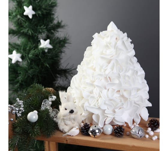 Изображение товара Светильник светодиодный Uniel со сменными лампами (в/к) ULW-R07 T/WHITE+GREEN/150C/A Ель белая UL-00009404