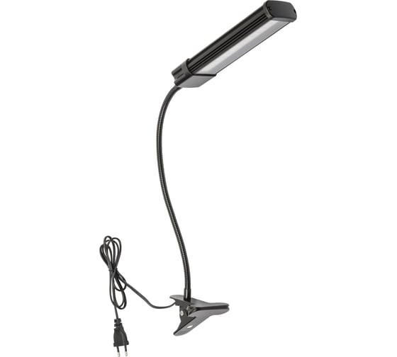 Изображение товара Светодиодный светильник для растений Uniel на прищепке ULT-P31-18W/SPLE/40 IP40 BLACK SINGLE UL-00009251