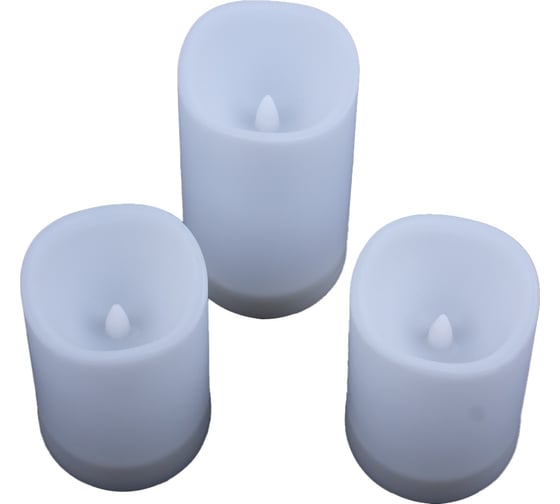 Изображение товара Садовый светильник на солнечной батарее Uniel «Свеча», в наборе из 3 штук USL-S-816/PT150 CANDLE UL-00009381