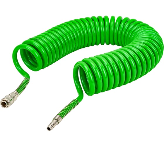 Изображение товара Шланг полиуретановый спиральный с быстросъемами 8/12 мм, 10 м ECO AHU-1080