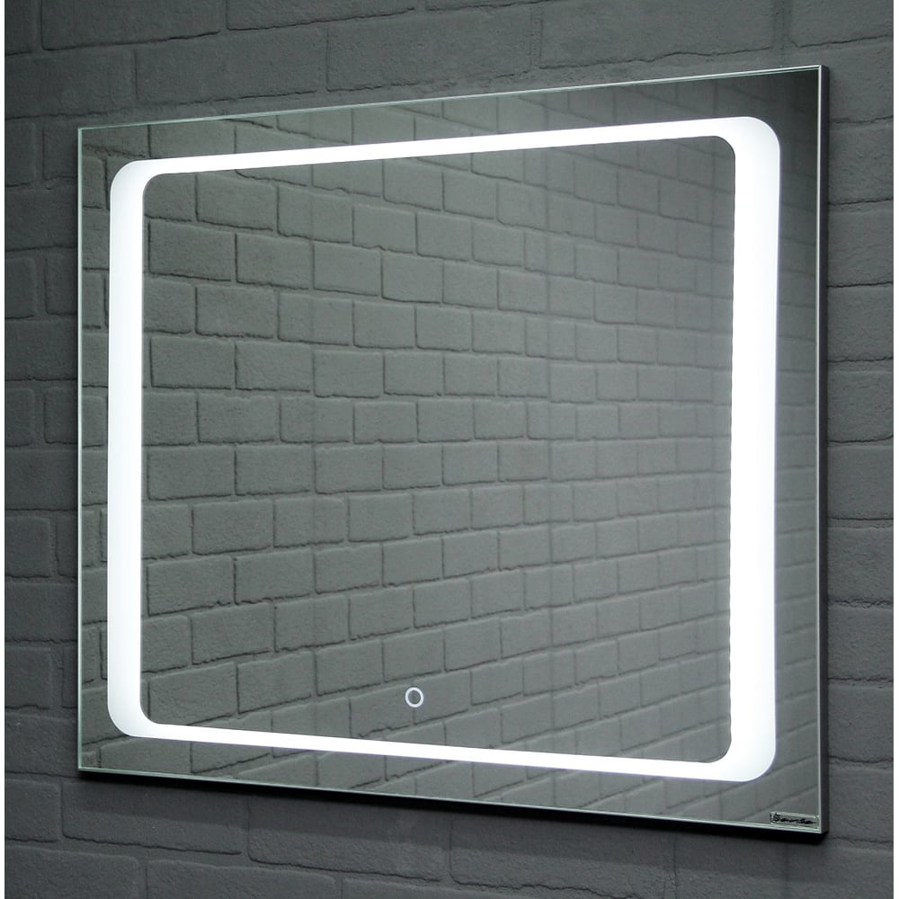 Изображение товара Зеркало Sansa Galaxy 80 alum с подсветкой SG1006Z современное настенное зеркало с регулировкой подс