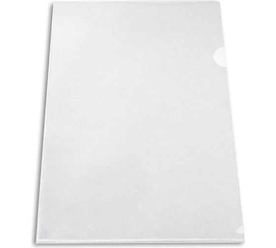 Изображение товара Папка-уголок БЮРОКРАТEE310/1CLEAR A4, пластик 0.15 мм, прозрачный, 20 шт 816382