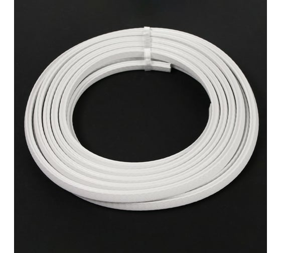 Изображение товара Защитная накладка на контур двери СИМАЛЕНД металлический сердечник, 5 м, белый 7420332