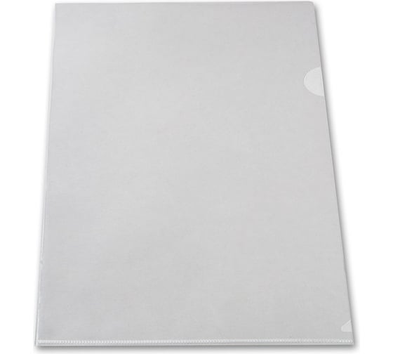 Изображение товара Папка-уголок БЮРОКРАТE310/1CLEAR A4, пластик 0.18 мм, прозрачный, 20 шт 816354