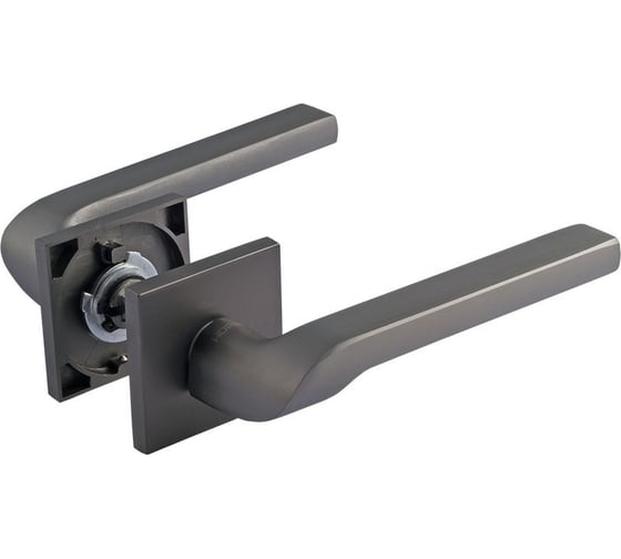 Изображение товара Дверная ручка НОРА-М Slim 131K AL - графит 18620