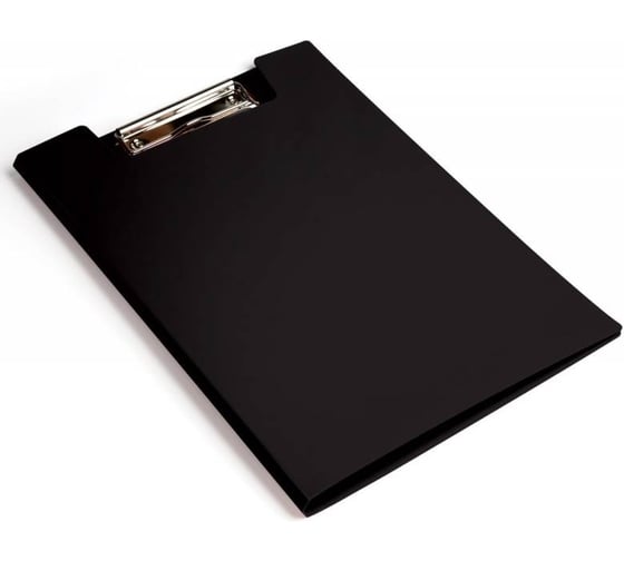 Изображение товара Папка клип-борд БЮРОКРАТ PD602BLCK A4 пластик 1.2 мм, черный, с крышкой, 20 шт 817093