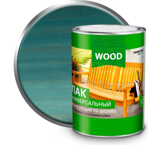 Изображение товара Универсальный лак FARBITEX (тонирующий; по дереву; утренний туман; 0.9 л) 4300009385