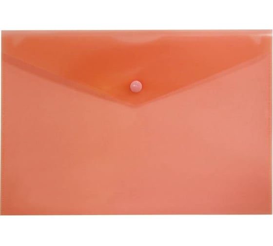 Изображение товара Конверт на кнопке БЮРОКРАТ PK804A5, RED A5, пластик 0.18 мм, красный, кнопка красная, 10 шт 816660