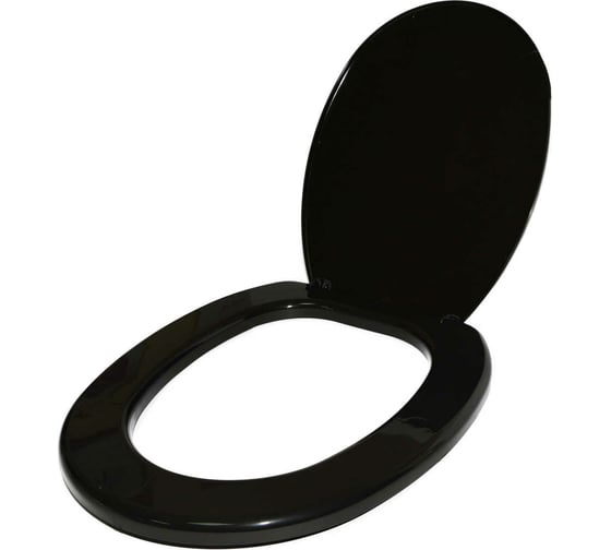 Изображение товара Сиденье для унитаза ИНКОЭР Стандарт Н чёрное Р В00В0013621