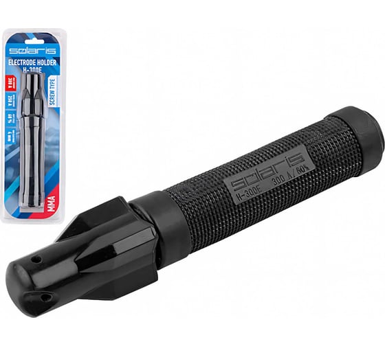 Изображение товара Электрододержатель в блистере номинальный ток 250 А, максимальный ток 300 А SOLARIS H-300E