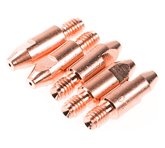 Изображение товара Трубка контактная E-Cu 5 шт, 1 мм, M6x28 мм SOLARIS WA-3484