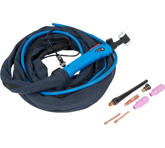 Изображение товара Горелка сварочная TIG WGT-17V 4 м, 150 А SOLARIS WGT-17V425