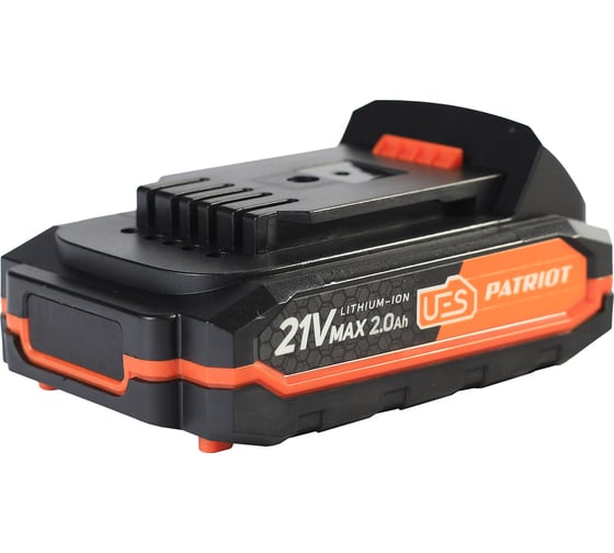 Изображение товара Батарея аккумуляторная PB BR 21V(Max) Li-ion UES 2.0 Ah, тонкая зарядка Patriot 180301122
