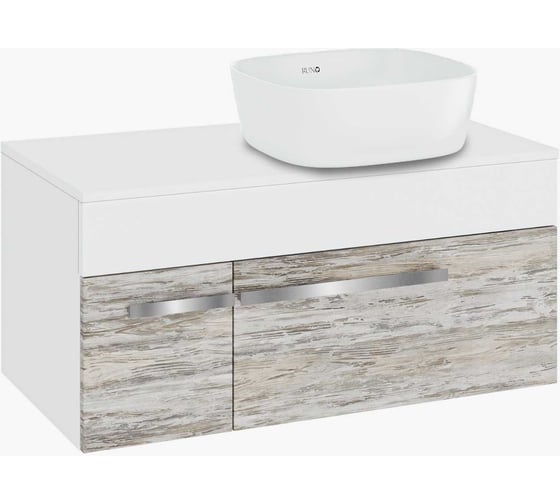 Изображение товара Тумба Runo Вудлайн 100 подвесная под накладной умывальник 00-00001011