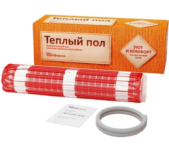 Изображение товара Нагревательный мат Warmstad WSM 220 Вт/1.50 кв.м UT-00004485