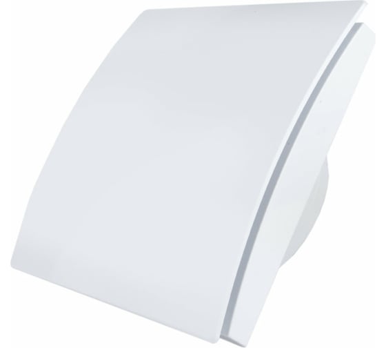 Изображение товара Вытяжной бесшумный вентилятор для ванной MMOTORS JSC ММР 100 пластик белый, тонкий 0702