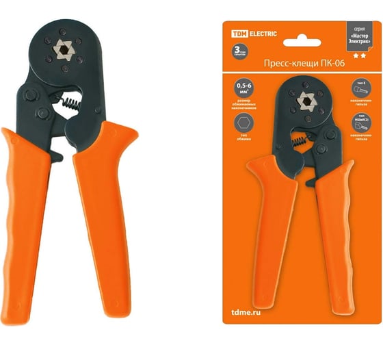 Изображение товара Пресс-клещи TDM ELECTRIC ПК-06 SQ1001-0006