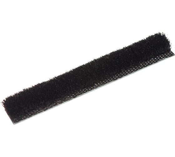 Изображение товара Щёточный уплотнитель Mebax 7x6, чёрный, моноколор, 4Р, без клея, 150 м 00-00001383