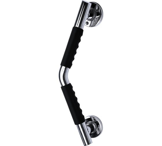 Изображение товара Поручень для ванны RIDDER угловой с противоскользящей резиновой накладкой Ken M хром А263110