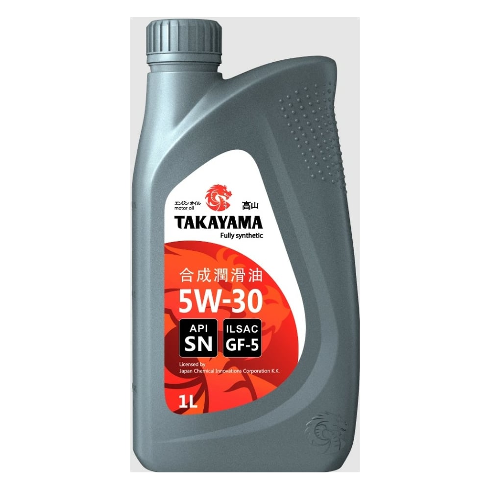 Синтетическое моторное масло TAKAYAMA 5W30 605551 SAE 5W-30, ILSAC GF-5, API SN - фото 1