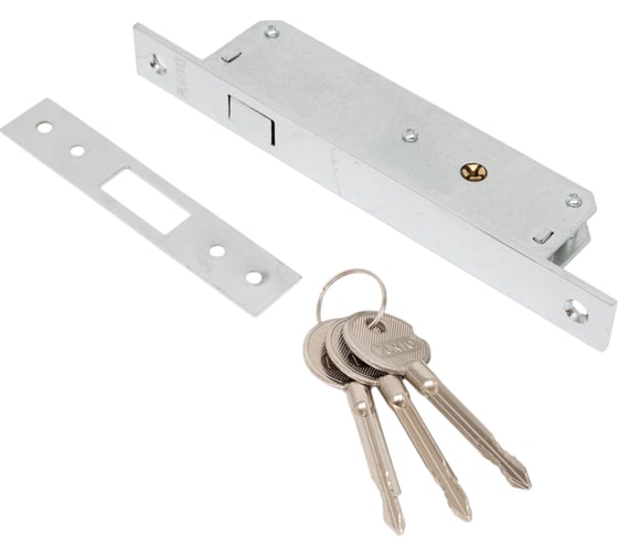 Изображение товара Врезной крестообразный узкопрофильный замок Punto LR-201F, 20 мм, СP-хром, 3 класс 44953