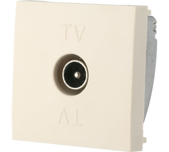 Изображение товара TV розетка LK Studio оконечная, бежевая, LK45 852101-1