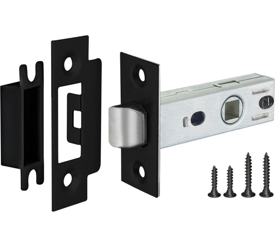 Изображение товара Врезная защелка Punto L45-8 BL черный 43919