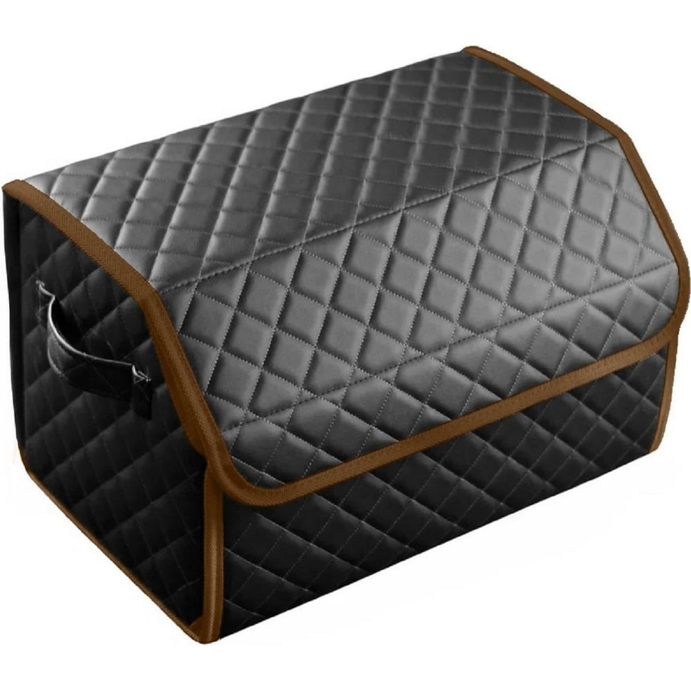 Сумка-органайзер в багажник Vicecar органайзер для хранения ватных палочек с крышкой 9 × 7 5 × 7 см в картонной коробке прозрачный коричневый