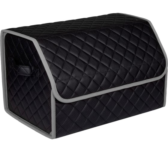 Изображение товара Автомобильный органайзер в багажник Vicecar черная нить/светло-серый кант VC042_светлосерый