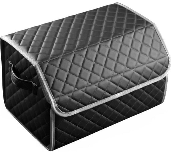 Изображение товара Сумка-органайзер в багажник Vicecar серая нить/серый кант VC040_серый