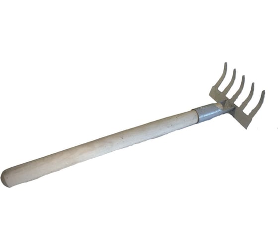 Изображение товара Прямые грабли Агростройлидер 4-х зубые, с черенком ГП-4 САД-11.09
