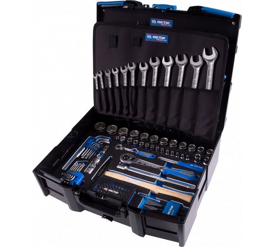 Изображение товара Универсальный набор инструментов KING TONY пластиковый ящик, 112 предметов 9052-002MRV
